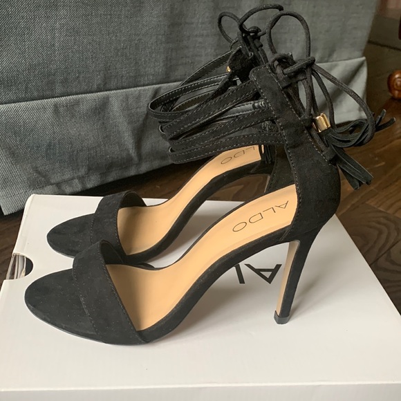 ALDO ‘MERASHEEN’ Black Heels - Picture 1 of 6